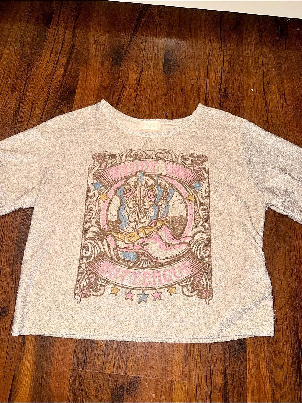 Altard state glitters top Xs